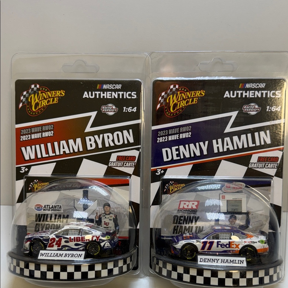 William Byron & Denny Hamlin Toy Cars